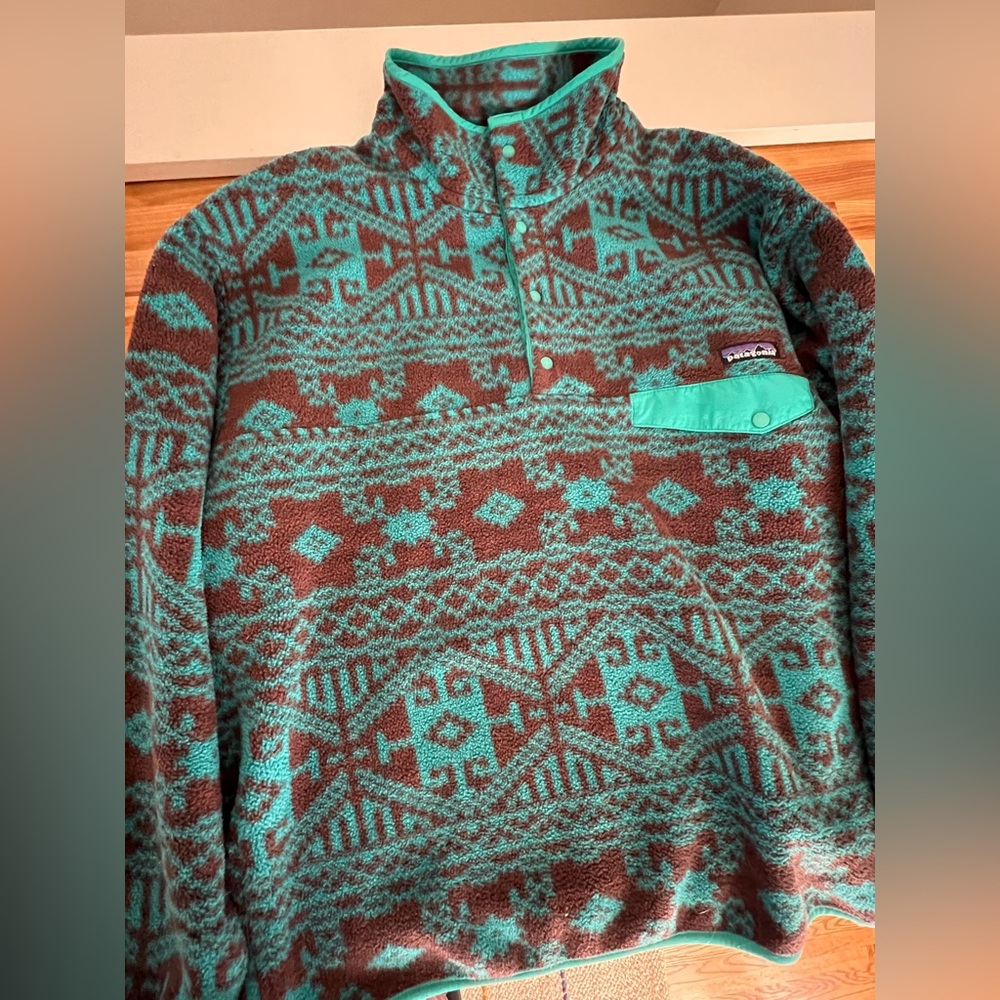 Patagonia Synchilla Snap-T Fleece Pullover Blue L